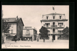 CPA Divonne-les-Bains, Place Gambetta, Hotel Des Etrangers  - Divonne Les Bains