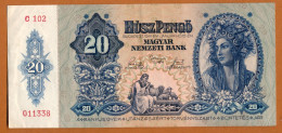 1941 // HONGRIE // MAGYAR NEMZETI BANK // HUSZ PENGÖ // VF - TTB - Ungheria