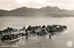 73319583 Fraueninsel Chiemsee Kloster Alpen Fliegeraufnahme Fraueninsel Chiemsee - Altri & Non Classificati