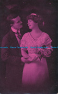 R026932 Old Postcard. Woman And Man. Wedding - Monde