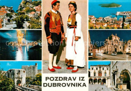 73319553 Dubrovnik Ragusa Altstadt Hafen Festung Trachten Dubrovnik Ragusa - Kroatien