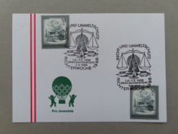 Österreich Pro Juventute - Mit Sonderstempel 2. 6. 1986 Badgastein, Richterwoche 1986 (Nr.1369) - Sonstige & Ohne Zuordnung