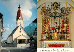 73319451 Bad Bleiberg Pfarrkirche St Florian 17. Jhdt. Altar Bad Bleiberg - Altri & Non Classificati