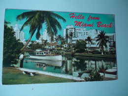 UNITED STATES  POSTCARDS 1971 MIAMI BEACH    MORE  PURHASES 10% DISCOUNT - Autres & Non Classés