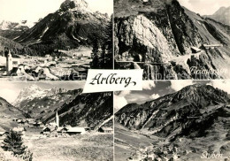 73319424 Arlberg Orte Der Region Lech Warth Stuben Flexenstrasse Alpenpanorama A - Other & Unclassified
