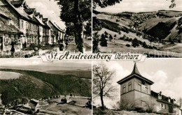 73319345 St Andreasberg Harz Haeuserpartie Landschaftspanorama Glockenberg St An - St. Andreasberg