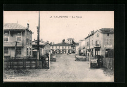 CPA La Valbonne, La Place, Hotel Cafe  - Sin Clasificación