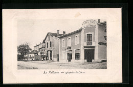 CPA Gaufrée La Valbonne, Quartier Du Centre  - Sin Clasificación