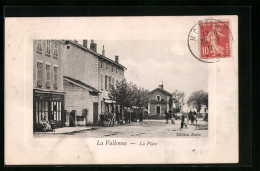 CPA La Valbonne, La Place, Ecole  - Sin Clasificación