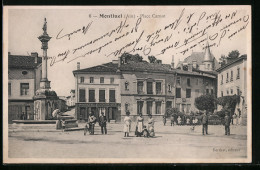 CPA Montluel, Place Carnot, Monument  - Montluel