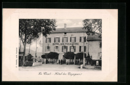 CPA Gaufrée La Cluse, Hotel Des Voyageura  - Sin Clasificación