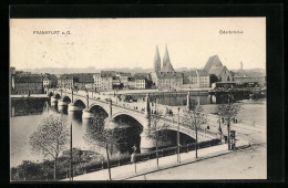 AK Frankfurt A. Oder, Stadtblick Mit Der Oderbrücke Im Vordergrund  - Frankfurt A. D. Oder