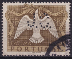 WENTO DO ENCERRA ANO-SANΘ 1951 FÁTIMA PORTUGAL Perforé - Used Stamps