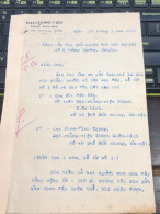 Soth Vietnam Letter-sent Mr Ngo Dinh Nhu -year16/5 /1953 No-55- 1 Pcs Paper Very Rare - Historical Documents