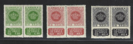 Portugal Angola 1950 "Philatelic Exhibition" MNH Mundifil Angola #321-323 (Pair) - Angola