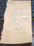 Soth Vietnam Letter-sent Mr Ngo Dinh Nhu -year27/8/1953 No-- 1 Pcs Paper Very Rare - Historical Documents