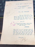 Soth Vietnam Letter-sent Mr Ngo Dinh Nhu -year11/10/1953 No-378- 1 Pcs Paper Very Rare - Historical Documents