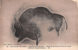 24-LES EYZIES BISON DE LA GROTTE DE FONT DE GAUME-N°LP5121-G/0075 - Sonstige & Ohne Zuordnung