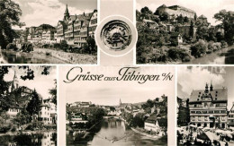 73317304 Tuebingen Haeuserpartie Am Neckar Schloss Marktplatz Bromsilber Tuebing - Tübingen