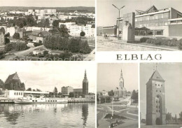 73317214 Elblag Widok Ogolny Dom Kultury Kosciol Brama Targowa Stadtpanorama Kul - Polen