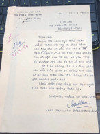 Soth Vietnam Letter-sent Mr Ngo Dinh Nhu -year-21/3/1953 No-139- 1 Pcs Paper Very Rare - Historical Documents