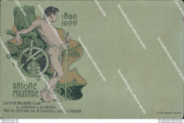 Be120 Cartolina Militare Unione Militare 1890 1900 Cooperativa Fra Ufficiali - Reggimenti