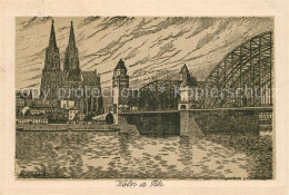 73316775 Koeln Rhein Hohenzollernbruecke Koeln Rhein - Koeln