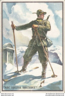 An432 Cartolina Militare R. Guardia Di Finanza In Pace Ed In Guerra Sentinella - Regimientos