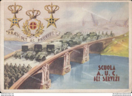 An41 Cartolina Militare Scuola Allievi Ufficiali Di Complemento - Regiments