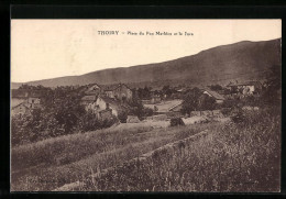 CPA Thoiry, Place Du Puy Mathieu Et Le Jura  - Ohne Zuordnung