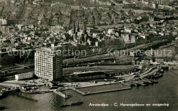 73316638 Amsterdam Niederlande Havengebouw Hafen Fliegeraufnahme Amsterdam Niede - Sonstige & Ohne Zuordnung