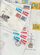 25 Covers With Europa CEPT As A Theme, Either Stamps Or Postmarks. Postal Weight 0,125 Kg. Please Read Sales - Sammlungen