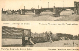 73316429 Warschau Masowien Gesprengte Bruecken Warschau Masowien - Pologne