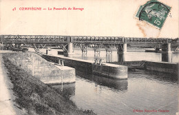 60-COMPIEGNE PASSERELLE DU BARRAGE-N°LP5124-C/0323 - Compiegne