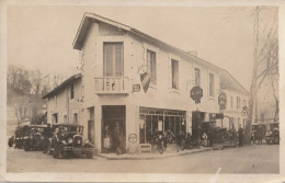 MUSSIDAN  EN DORDOGNE CARTE PHOTO CENTRAL GARAGE  VOLON  AVENUE GAMBETTA  CPA  TRES RARE - Mussidan