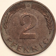 Germany Federal Republic - 2 Pfennig 1977 D, KM# 106a (#4530) - 2 Pfennig