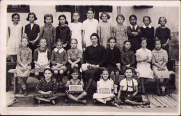 Eleve Cu învățătoarea Lor, 1942, Studio Popa, Arad P1722 - Personas Anónimos