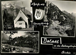 73314714 Dalaas Kirche Panorama Arlbergstrasse Alpen Dalaas - Andere & Zonder Classificatie