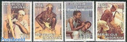 Gabon 1992 Handicrafts 4v, Mint NH, Art - Handicrafts - Nuevos