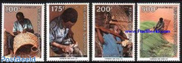 Gabon 1991 Handicrafts 4v, Mint NH, Art - Handicrafts - Ungebraucht