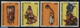 Gabon 1983 Folklore 4v, Mint NH, Performance Art - Various - Music - Folklore - Unused Stamps