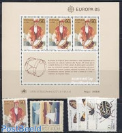 Azores 1985 Yearset 1985 (7v+1s/s), Mint NH, Various - Yearsets (by Country) - Non Classificati
