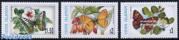 Cook Islands 1998 Definitives, Butterflies 3v, Mint NH, Nature - Butterflies - Autres & Non Classés