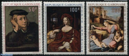 Gabon 1970 Raffael Paintings 3v, Mint NH, Art - Paintings - Raphael - Ongebruikt