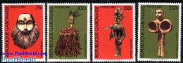 Gabon 1982 African Art 4v, Mint NH, Art - Handicrafts - Unused Stamps