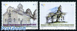 Kosovo 2009 Decan Monastery 2v, Mint NH, Religion - Cloisters & Abbeys - Abbazie E Monasteri