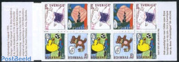 Sweden 1995 Children Paintings Booklet, Mint NH, Various - Stamp Booklets - Teddy Bears - Art - Children Drawings - Nuovi