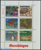 El Salvador 1999 Bats 6v M/s, Mint NH, Nature - Animals (others & Mixed) - Bats - Salvador