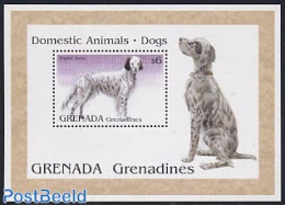 Grenada Grenadines 1995 English Setter S/s, Mint NH, Nature - Dogs - Grenade (1974-...)