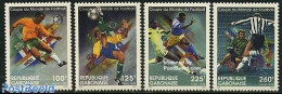 Gabon 1998 World Cup Football 4v, Mint NH, Sport - Football - Nuevos